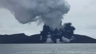Tonga Volcano Eruption Creates New Island