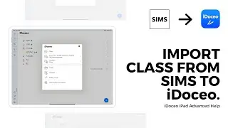 How to import class list as Excel file from Capita SIMS to iDoceo 6 iPad teacher planner app?