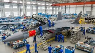 Inside the J-21 Stealth Fighter Factory: China’s Next-Gen Warplane Production Process (Full Tour)