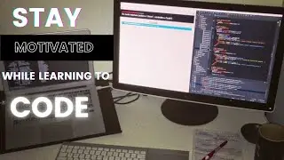 HOW TO STAY MOTIVATED WHILE LEARN TO CODE  #coding #codingmotivation  #staymotivatedforcoding