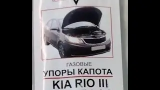 Газовый упор капота Kia rio 3 - зазоры.