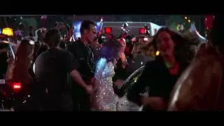 Popstar arrested - scene from Strange Days