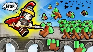 Can I Survive a ZOMBIE HORDE? (Defense Until Death)