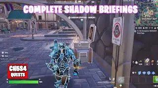 Complete Shadow Briefings Quest Stage 1 of 6 #fortnite Challenges