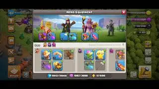BUY ALL HERO EQUIPMENTS 1500 GEMS EACH #ClashOfClans #shingml