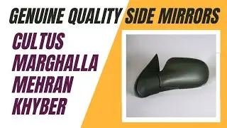 Suzuki Cultus Genuine Quality Anti Glare Side View Mirrors Can Install In Margalla, Mehran, Khyber