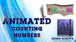 Animated Counting Numbers In After effects