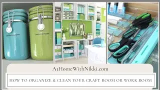 DIY Room Organization and Storage Ideas | How to Organize &  Clean Your Craft Room or Work Room