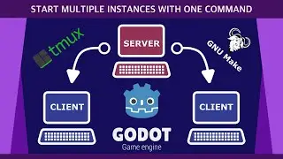 Godot 3 Spawn multiple debug instances for Multiplayer testing in a single command