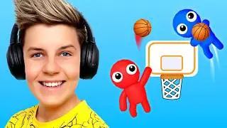 Can We Go NOOB to PRO to HACKER in BASKET BATTLE! Prezley