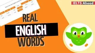 Duolingo Test Vocabulary - REAL ENGLISH WORDS
