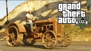 GTA V Secret Tractor Location! (Rusty Tractor)