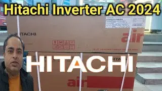 Hitachi inverter AC 2024 Unboxing & Review