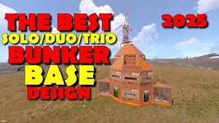 RUST THE BEST SOLO/DUO/TRIO BUNKER BASE DESIGN 2025