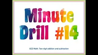 Minute Drill #14: Two-Digit Addition & Subtraction