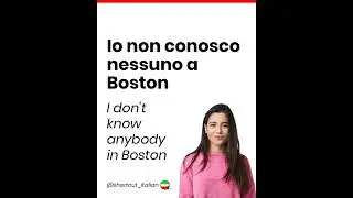 Io non conosco nessuno a Boston