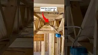Web floor trusses are the GOAT…🐐