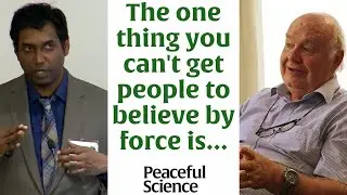 The one thing you can't get people to believe by force is...
