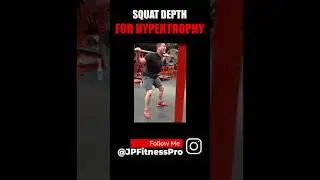SQUAT DEPTH FOR HYPERTROPHY #squatdepth #squat #hypertrophy