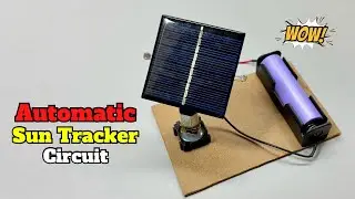 Automatic Sun Tracker Circuit | Solar Tracker Circuit Using TDA2822 | Electronic Projects