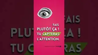 Deviens plus impactant visuellement #communicationvisuelle #formation #marketingdigital
