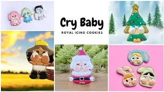 คุกกี้รอยัลไอซิ่ง Cry Baby ❤️ Cry Baby cookies