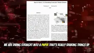 Back to Basics: Let Denoising Generative Models Denoise (Nov 2025)