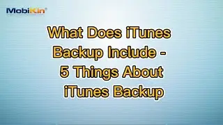 What Does iTunes Backup Include - 5 Things About iTunes Backup