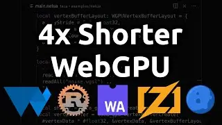 4x shorter WebGPU access from Wasm, featuring Nelua, Zig, & Rust