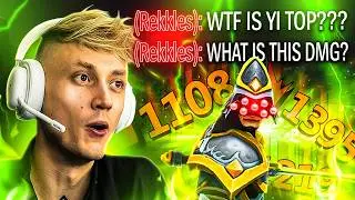 REKKLES gets the MASTER YI TOP experience.