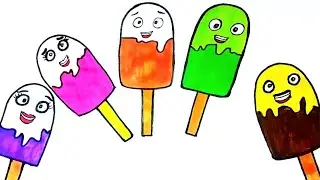 YUMMY ICE CREEMDraw a family of ice cream.