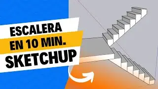 Como hacer escaleras en sketchup