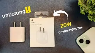 20W #apple charging adapter #unboxing #iphone15