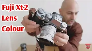 Fuji Xt-2 Graphite with different colour fuji lenses