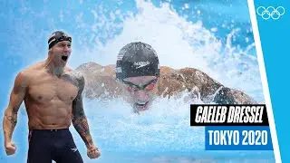 🇺🇸 Caeleb Dressel at Tokyo 2020 🏊🏼‍♂️ | Athlete Highlights