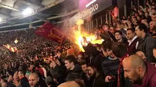 Roma Chelsea 3-0 delirio in curva sud
