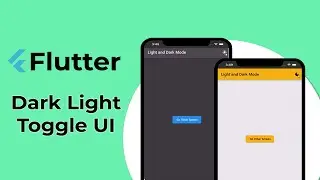 Flutter Dark and Light Theme | Dynamic Theme switching in Flutter | Light and Dark modes in Flutter