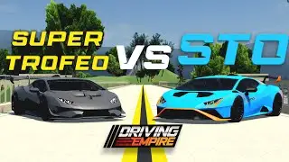 [OLD] Lamborghini Super Trofeo Evo vs Huracan STO | Driving Empire (Roblox)
