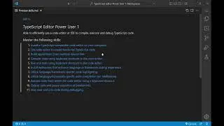 TypeScript Editor Power User 1