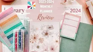 ***New*** Erin Condren 2023-2024 Monthly Planner Review| Wildflowers #ecsquad #erincondren
