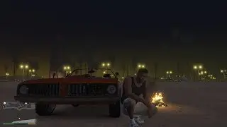 Подцепил ШЛЮХУ. Секс на берегу и ночь под звездами.  GTA 5