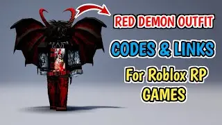 RED DEMON Outfits ID Codes + Links For Boys For Brookhaven RP, Berry Avenue And Bloxburg