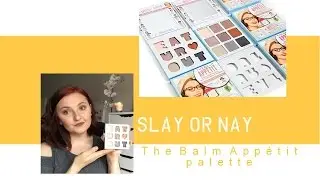 The Balm Apétit palette//SLAY OR NAY//EdithTutorials