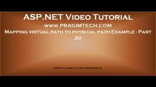 Mapping virtual path to physical path using Server MapPath method Example   Part 20