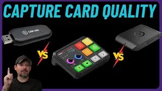 Capture Card Quality Test - Streamer X - CamLink 4k - HD260X