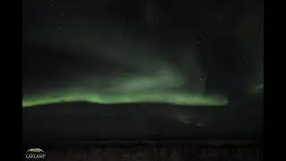 Northern lights above Abisko National Park [Lightsoverlapland.com)