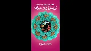 Learn to Make a Black Cat Wreath for Fall