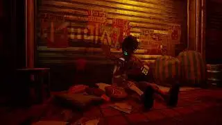 Stray (2022) - Morusque plays 'How you compute tonight' to the Stray