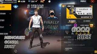 Last Video Of my gameplay in YOUTUBE / FINALLY QUITTED GAME AND YOUTUBE CHANNEL / GOODBIEE FRIENDS .