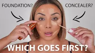 CONCEALER BEFORE OR AFTER FOUNDATION? | NINA UBHI